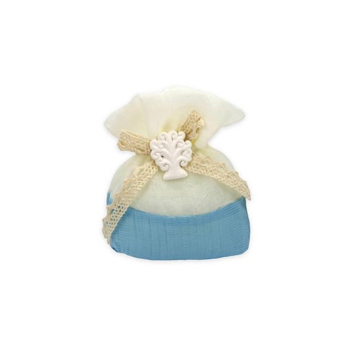 SACCHETTO CAPP.ALBERO DELLA VITA CELESTE